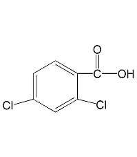 2,4-Dichlorobenzoic acid structural formula