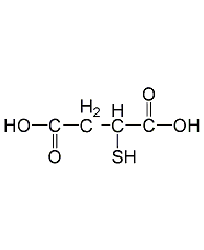 dl-mercaptosuccinic acid structural formula