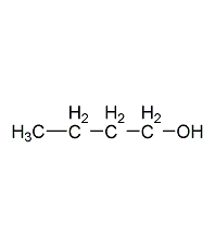 1-butanol structural formula