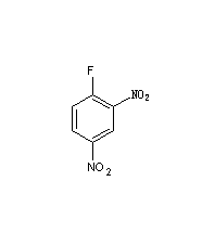 2,4-dinitro-1-fluorobenzene structural formula