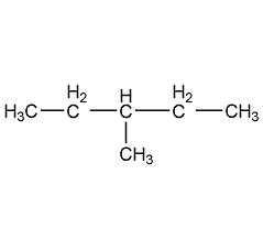 3-methylpentane structural formula