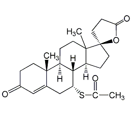 Structural formula of spirolactone sterol