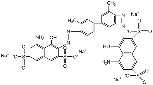 trypan blue structural formula